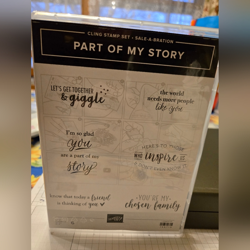 Stampin' Up! Cling Stamp Set - Part of My Story